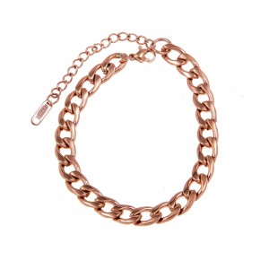  Foot Ring from Surgical Steel in Pink Gold AJ (APK0021RX)