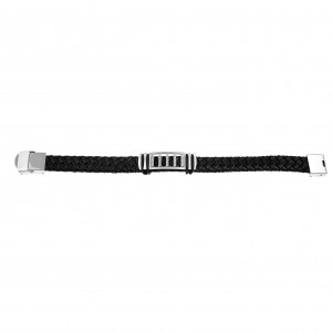 Men's Steel Leather Bracelet AJ (BDA0003)