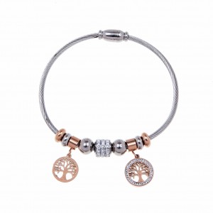  Bracelet with Tree of Life from Stainless Steel AJ (BK0060A)