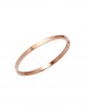  Bracelet-Steel Handcuffs in Rose Gold AJ (BK0155RX)