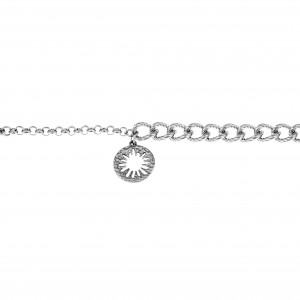 Women's Bracelet-Chain Made of Steel in Silver AJ (BK0187A)