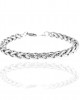  Men's Chain Bracelet from Steel to Silver AJ (BK0189A)