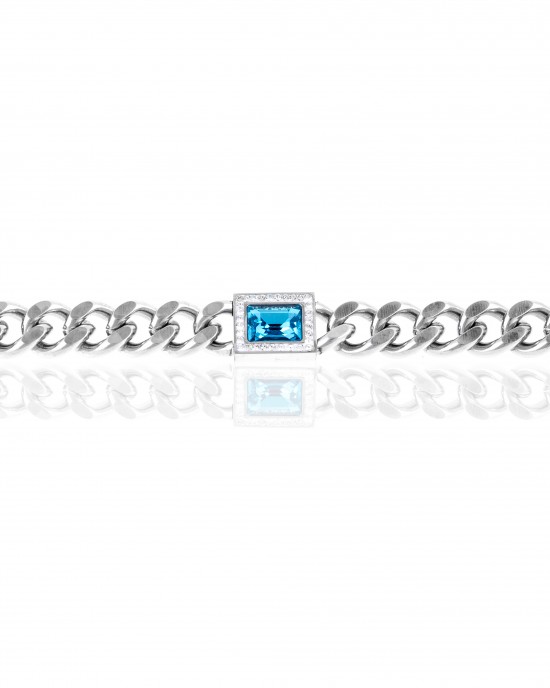 Women's Bracelet-Chain Made of Steel in Silver AJ (BK0253A)