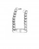  Identity-Men's Steel Bracelet in Silver AJ (BKA0095A)