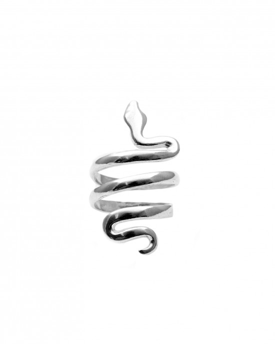 Ring 925 pure silver snake