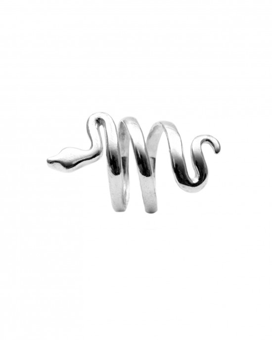 Ring 925 pure silver snake