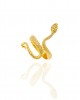 Ασημένιο 925-Δαχτυλίδι Γυναικείο Φίδι σε Χρυσό AJ(DA0056X)