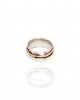 Ασημένιο 925 Δαχτυλίδι-Βέρα Γυναικείο σε Χρώμα Ασημί AJ(DA0097)