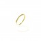 Ασημένιο 925 Δαχτυλίδι- Βεράκι Γυναικείο σε Χρυσό AJ(DA0101X)