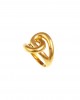 Δαχτυλίδι-Γυναικείο από Ατσάλι σε Κίτρινο Χρυσό AJ(DK0015X)