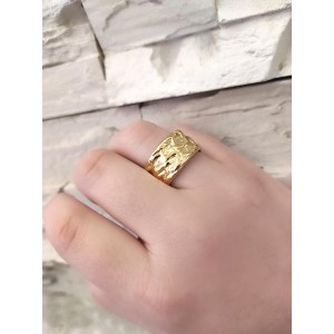Ring-Women Forged from Steel to Gold AJ (DK0031X)