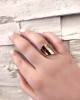 Δαχτυλίδι-Γυναικείο από Ατσάλι σε Ροζ Χρυσό AJ(DK0034RX)