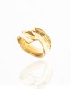 Δαχτυλίδι-Γυναικείο από Ατσάλι σε Χρυσό AJ(DK0043X)