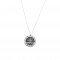 Women's Stainless Steel Necklace in Tree of Life Design and Zirconia Stones Silver AJ(KK0008A)