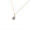 Stainless Steel Women's Necklace in Gold Color AJ(KK0036X)