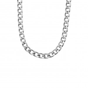  Men's Neck Chain from Surgical-Stainless Steel in Silver AJ Color (KKA0092A)