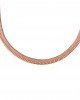 Αλυσίδα-Φίδι Γυναικεία από Ατσάλι σε Ροζ Χρυσό AJ(KK0165RX)