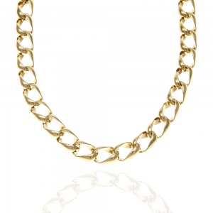Women's Steel Necklace in Gold AJ (KK0298X)