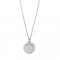  Women's Monogram F Steel Necklace with Stones AJ (KM0074)