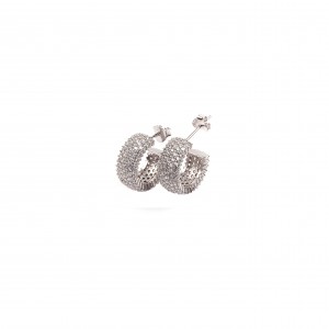 Sterling silver 925 earrings with zircon stones