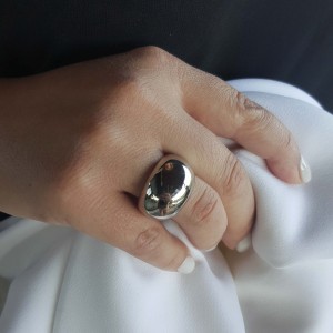 Δαχτυλίδι Γυναικείο από Ατσάλι σε Ασημί AJ(DK0021A)
